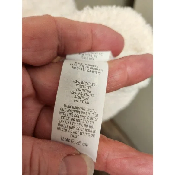 Aerie Textured Knit Boyfriend Cardigan Cream Ivory Button Front Pockets Size XLG - Picture 5 of 5